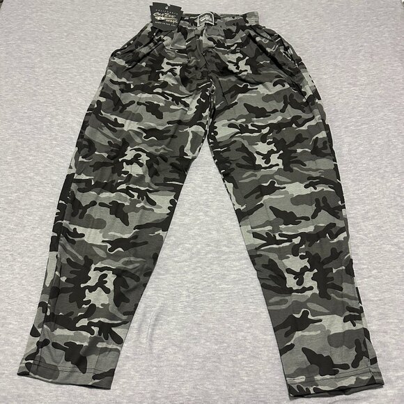 California Crazee Wear Pants Mens Small Camouflage Baggy Parachute MC Hammer USA - Picture 1 of 11